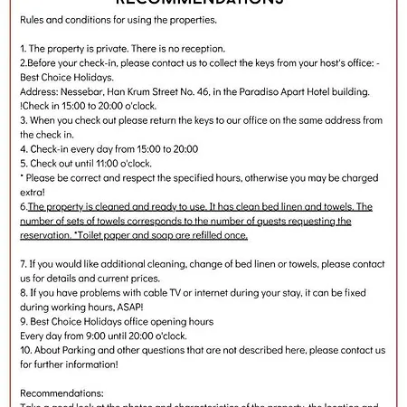 Apartment Paradiso 'в' 111 Large Nesebar